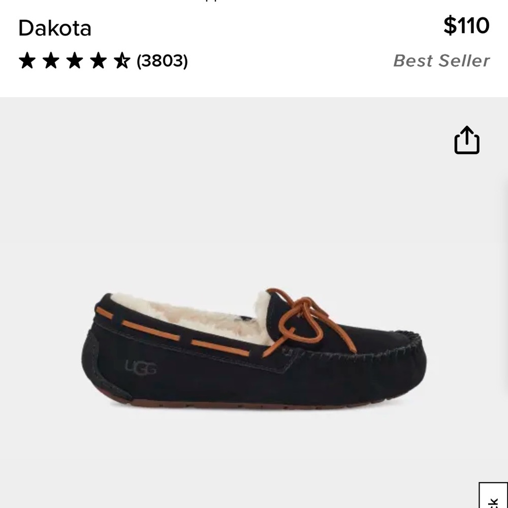 Ugg Women’s Dakota Slipper in Black